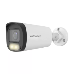 Videosec IPW-2314OV-28FW IP csőkamera 4MP 110.4° Fehér/White LED LAN+PoE