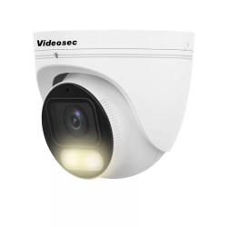Videosec IPD-3624OV-28FW IP dóm kamera 4MP 110.4° Fehér/White LED LAN+PoE
