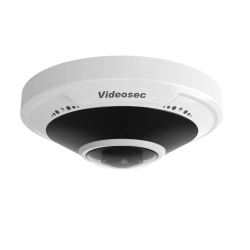 Videosec IPF-868IQ-F18-C IP Halszem kamera 12MP 360° IR LED LAN+PoE