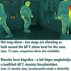Videosec TIC2621SR-F3-4F4AC-V IP Duál hőkamera 4MP 57°-89.9° IR LED LAN+PoE