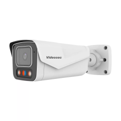 Videosec IPW-2B18IQ2-40SWAL IP csőkamera 8MP 92° hybrid Fehér/White+IR LED LAN+PoE