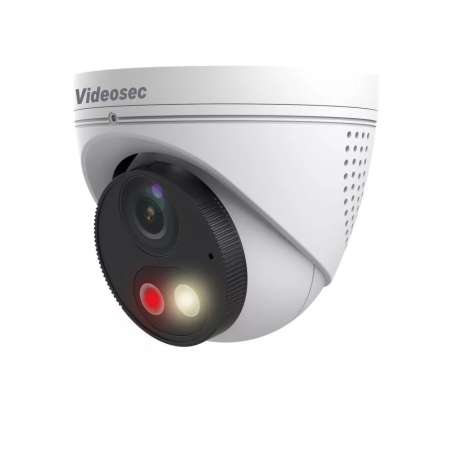 Videosec IPD-3618SAL-28DL IP dóm kamera 8MP 98.7° hybrid Fehér/White+IR LED LAN+PoE