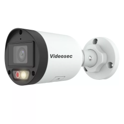 Videosec IPW-2124SA-28DL2 IP csőkamera 4MP 93.2° hybrid Fehér/White+IR LED LAN+PoE