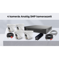 Videosec 4 Kamerás 5 MP Hibrid Biztonsági Rendszer Szett